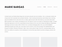 Tablet Screenshot of mariebargas.com